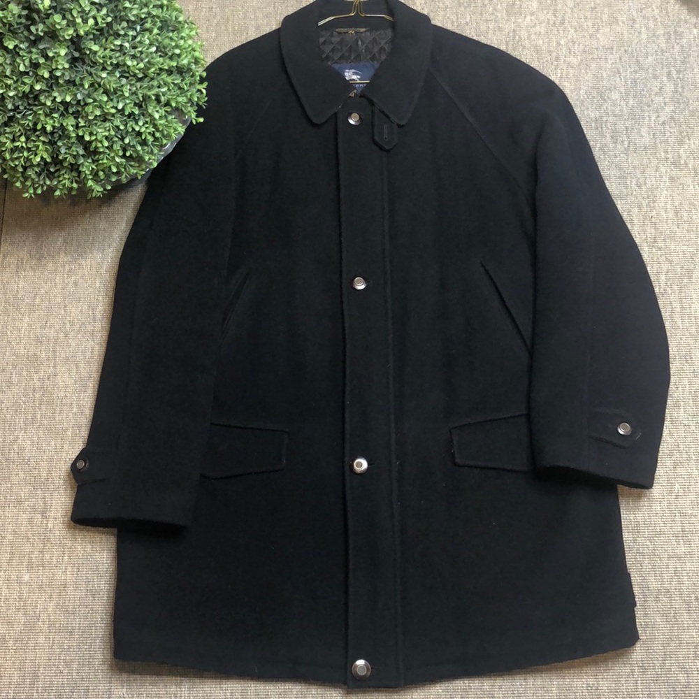 Burberry Paolo wool/cashmere coat size L black